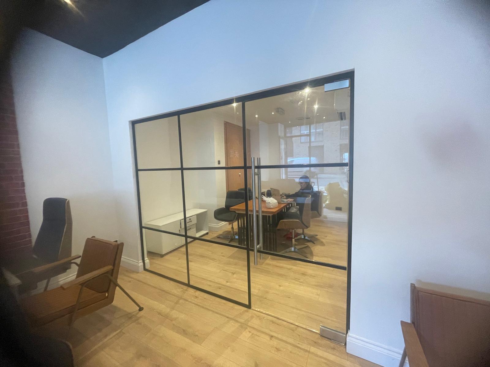 Frameless entrance install