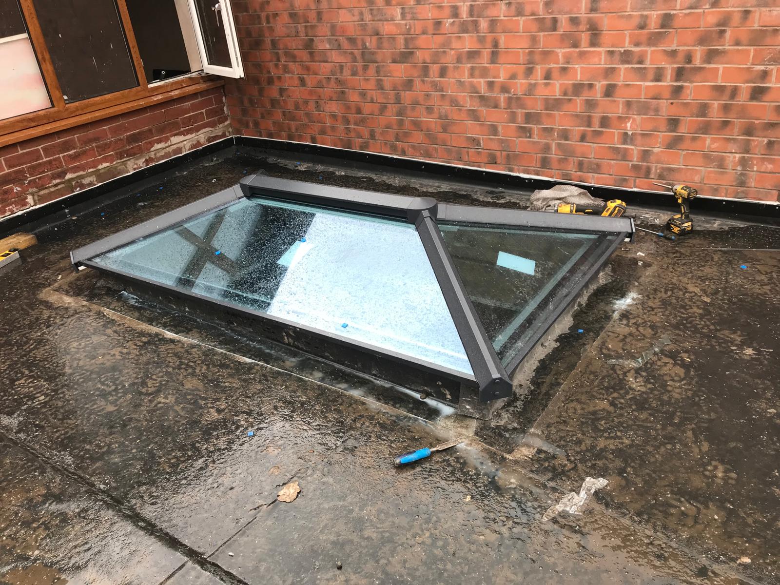 Glass and aluminium shopfront